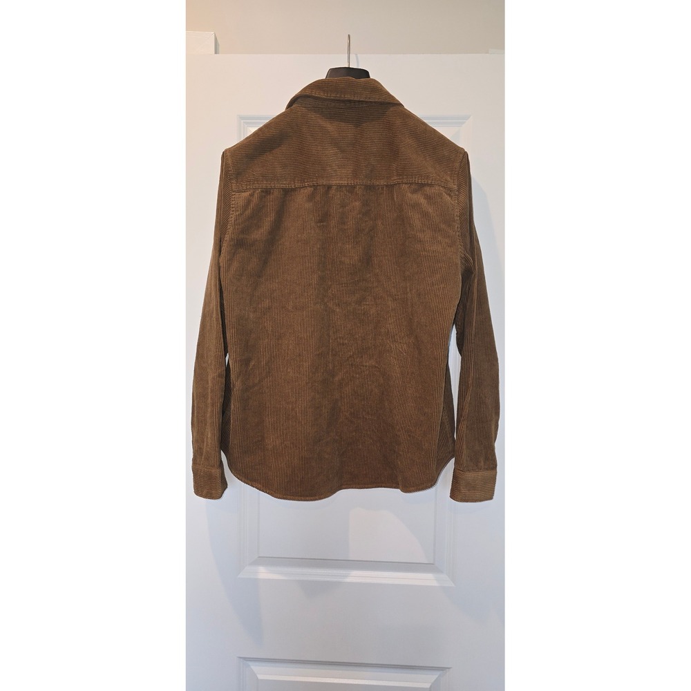 Gap Mens Brown Corduroy Long Sleeve Button Down Shirt Two Pocket Size Small - Picture 2 of 4